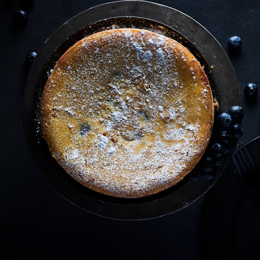Basque Cheesecake with Lemon Curd