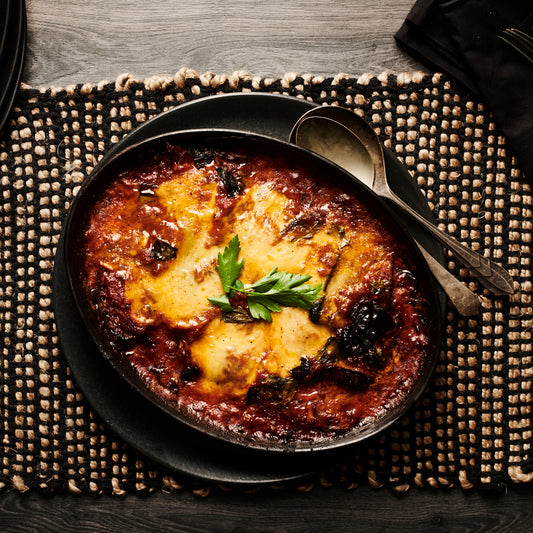 Spinach & Ricotta Cannelloni, Tomato Sugo