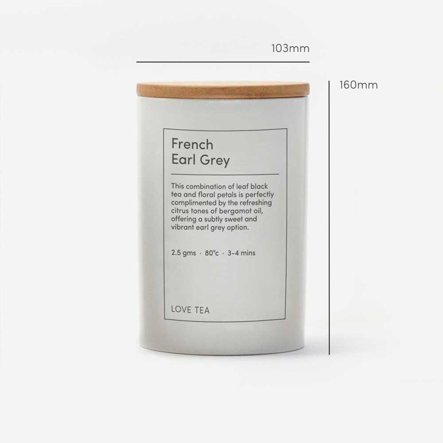 Love Tea Canister French Earl Grey