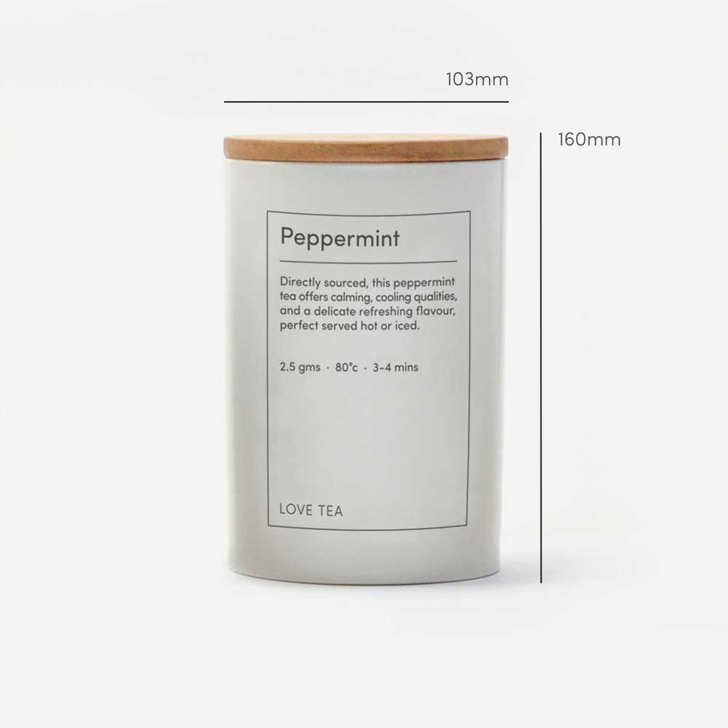 Love Tea Canister Peppermint