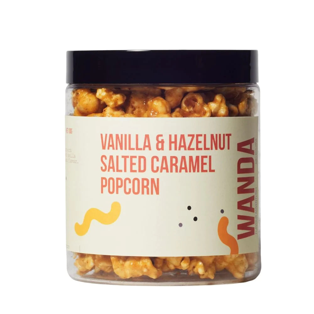 Wanda Vanilla & Hazelnut Salted Caramel Popcorn