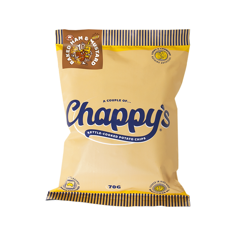 Chappys Chips Baked Ham & Mustard