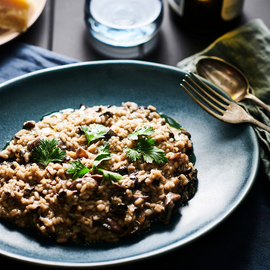 'Mini Me' Mushroom, Thyme & Parmesan Risotto